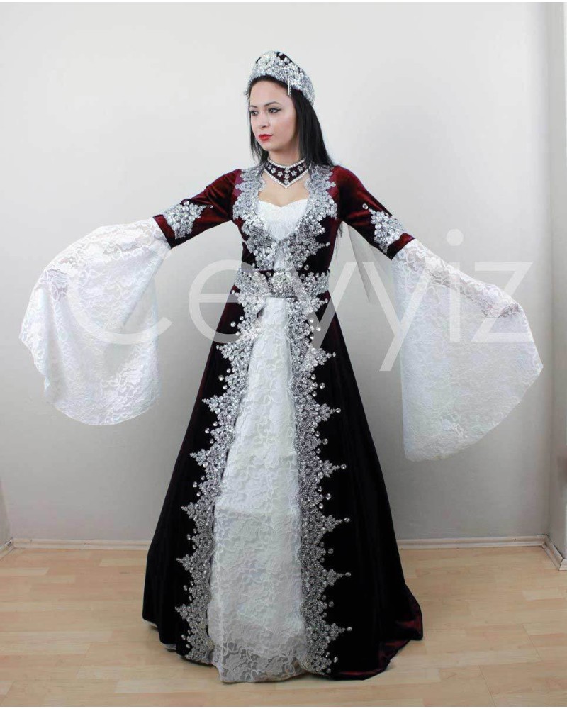 5 Parça Kaftan Bindallı Kına Elbisesi Mira 5 Parça Kaftan Bindallı Kına Elbisesi Mira