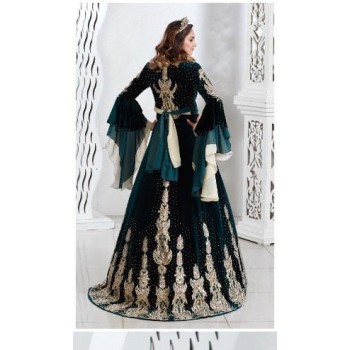 5 Parça Kaftan Bindallı Kına Elbisesi Sidra 5 Parça Kaftan Bindallı Kına Elbisesi Sidra