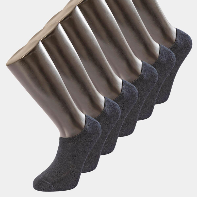 Türen Erkek Düz Sneakers Çorap 6'li Paket 9004/Lacivert