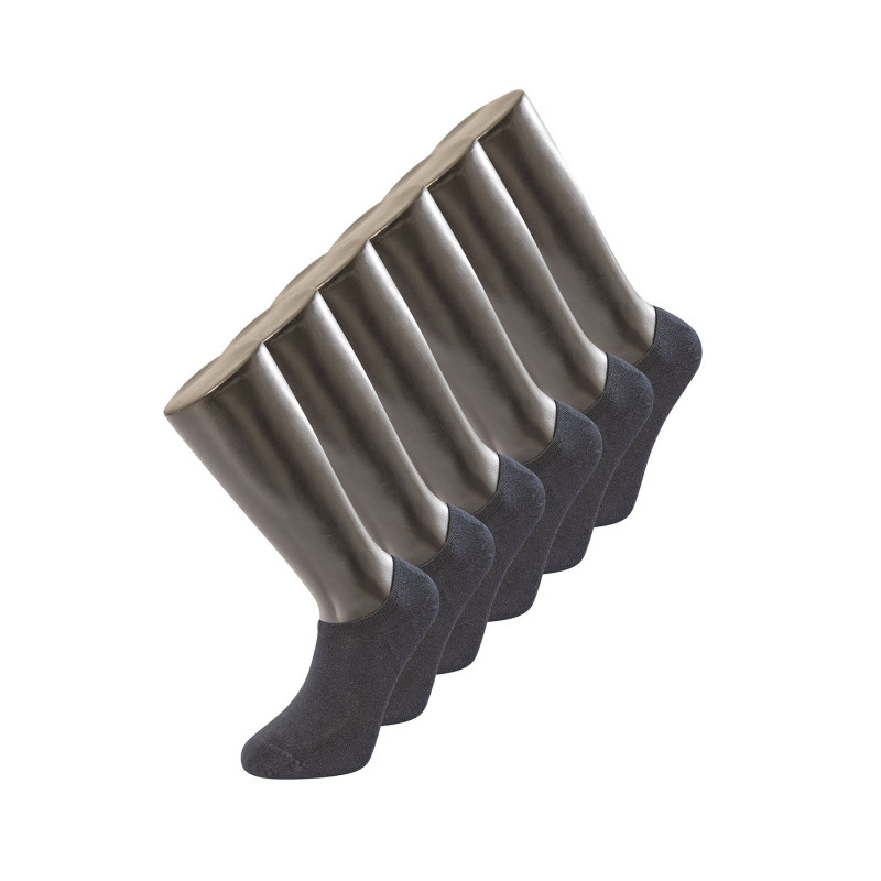 Türen Erkek Düz Sneakers Çorap 6'li Paket 9004/Lacivert