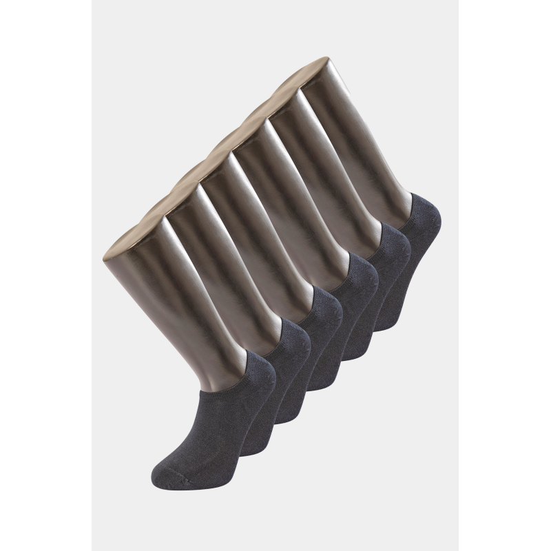 Türen Erkek Düz Sneakers Çorap 6'li Paket 9004/Lacivert