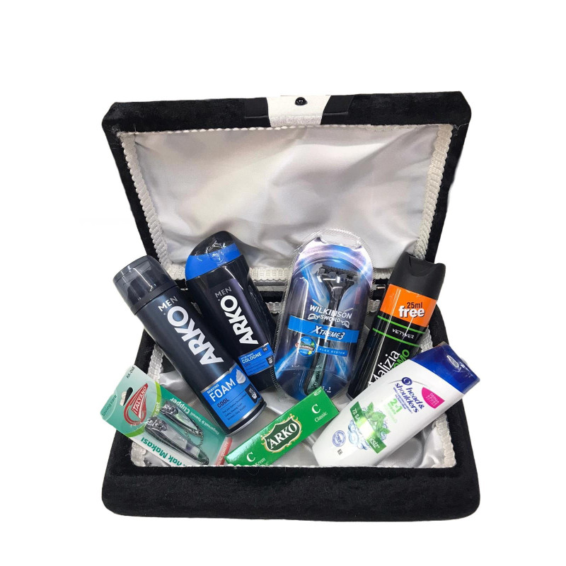 Arko 7li TIraş Seti Damat Kutulu Tırnak Seti Hediyeli