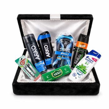 Arko 7li TIraş Seti Damat Kutulu Tırnak Seti Hediyeli