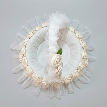 Beyaz Güller Nişan Sepeti