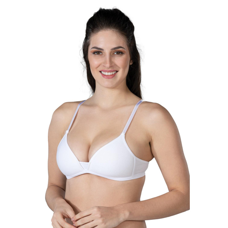 BEYAZ MI Emay 1417 Modal Cotton Kaplı Sütyen