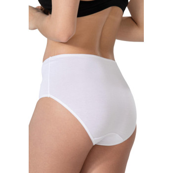 BEYAZ MI Emay 1445 Modal Cotton Yüksekbel Dantelli Külot BEYAZ MI Emay 1445 Modal Cotton Yüksekbel Dantelli Külot