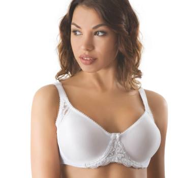 BEYAZ MI Emay 164 C Balenli Dantelli Sütyen