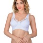 BEYAZ MI Emay 181 B Dantelli Toparlayıcı Cotton Sütyen