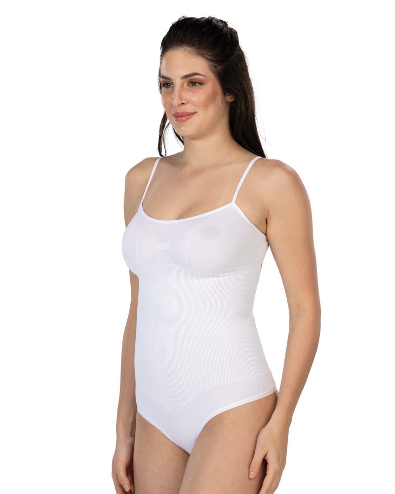 BEYAZ MI Emay 1927 İp Askıllı Ripli String Body BEYAZ MI Emay 1927 İp Askıllı Ripli String Body