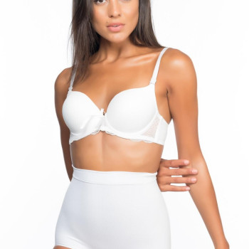 BEYAZ MI Emay 2057 Yüksek Bel Masajlı Slip Korse