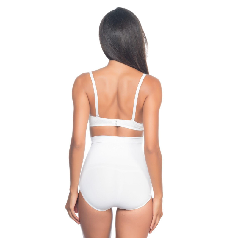 BEYAZ MI Emay 2057 Yüksek Bel Masajlı Slip Korse