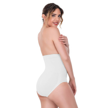 BEYAZ MI Emay 2080 Yüksek Bel Çıtçıtlı Slip Korse