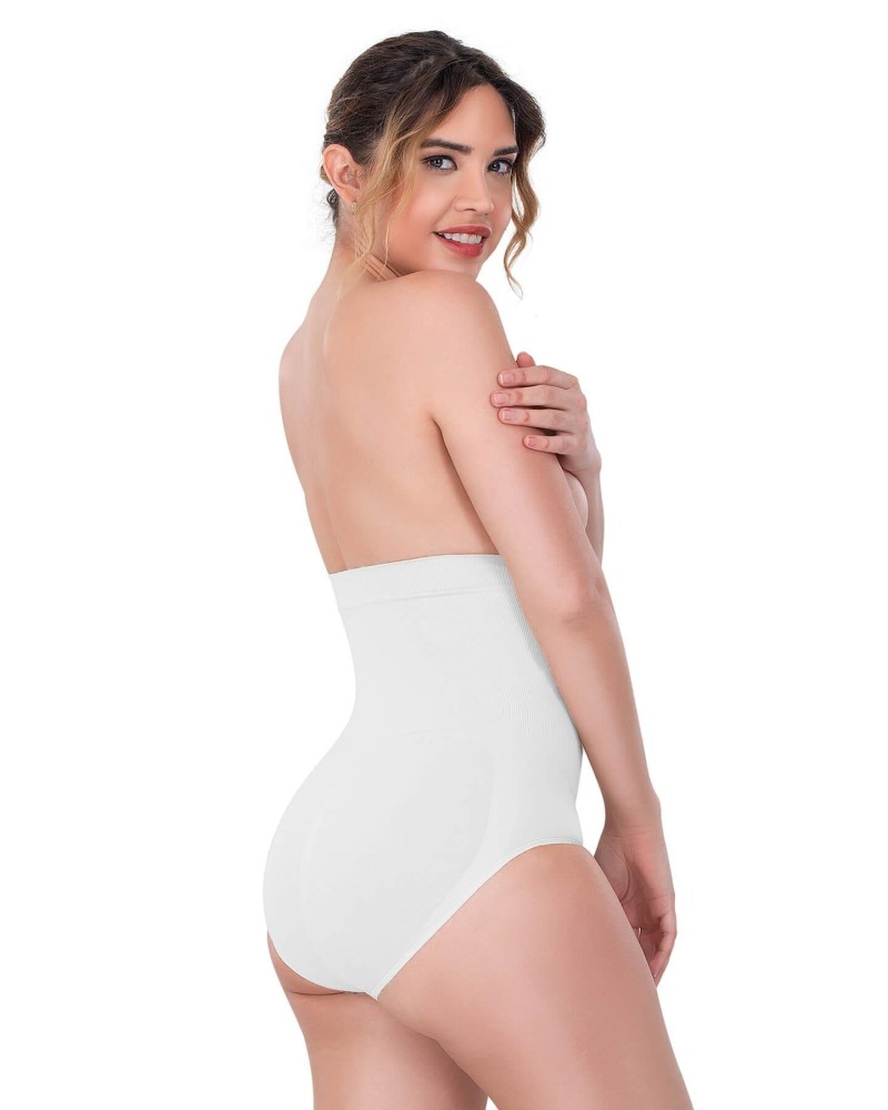 BEYAZ MI Emay 2080 Yüksek Bel Çıtçıtlı Slip Korse