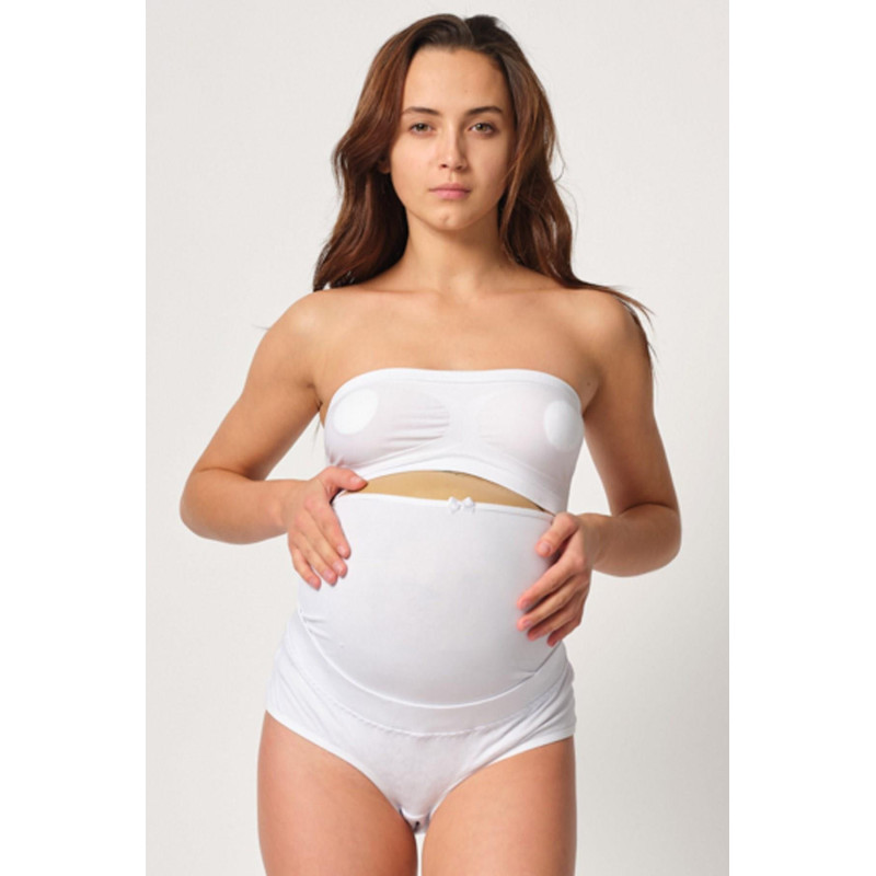 BEYAZ MI Emay 2825 Cotton Hamile Karın Destekleyici Slip Korse BEYAZ MI Emay 2825 Cotton Hamile Karın Destekleyici Slip Korse