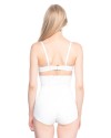 BEYAZ MI Emay 2886 Yüksek Bel Tül Slip Lazer Korse