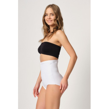 BEYAZ MI Emay 2931 Karın Balen Destekli Slip Lazer Korse