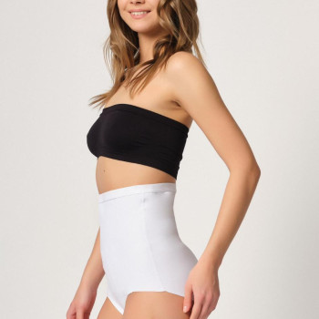 BEYAZ MI Emay 2931 Karın Balen Destekli Slip Lazer Korse