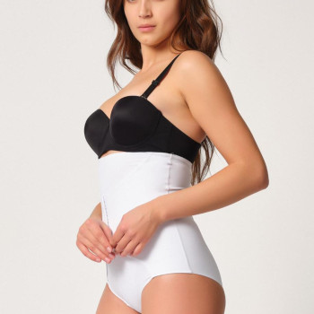 BEYAZ MI Emay 2932 Double Karın Agraf Destekli Slip Lazer Korse