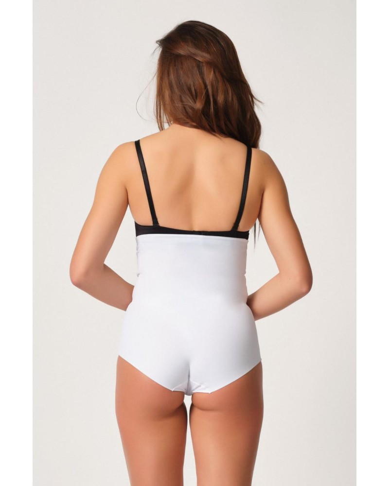 BEYAZ MI Emay 2932 Double Karın Agraf Destekli Slip Lazer Korse