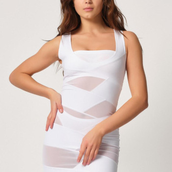 BEYAZ MI Emay 2934 Toparlayıcı Elbise Lazer Korse