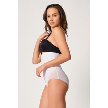 BEYAZ MI Emay 2945 Tül Karyokalı Slip Lazer Korse BEYAZ MI Emay 2945 Tül Karyokalı Slip Lazer Korse