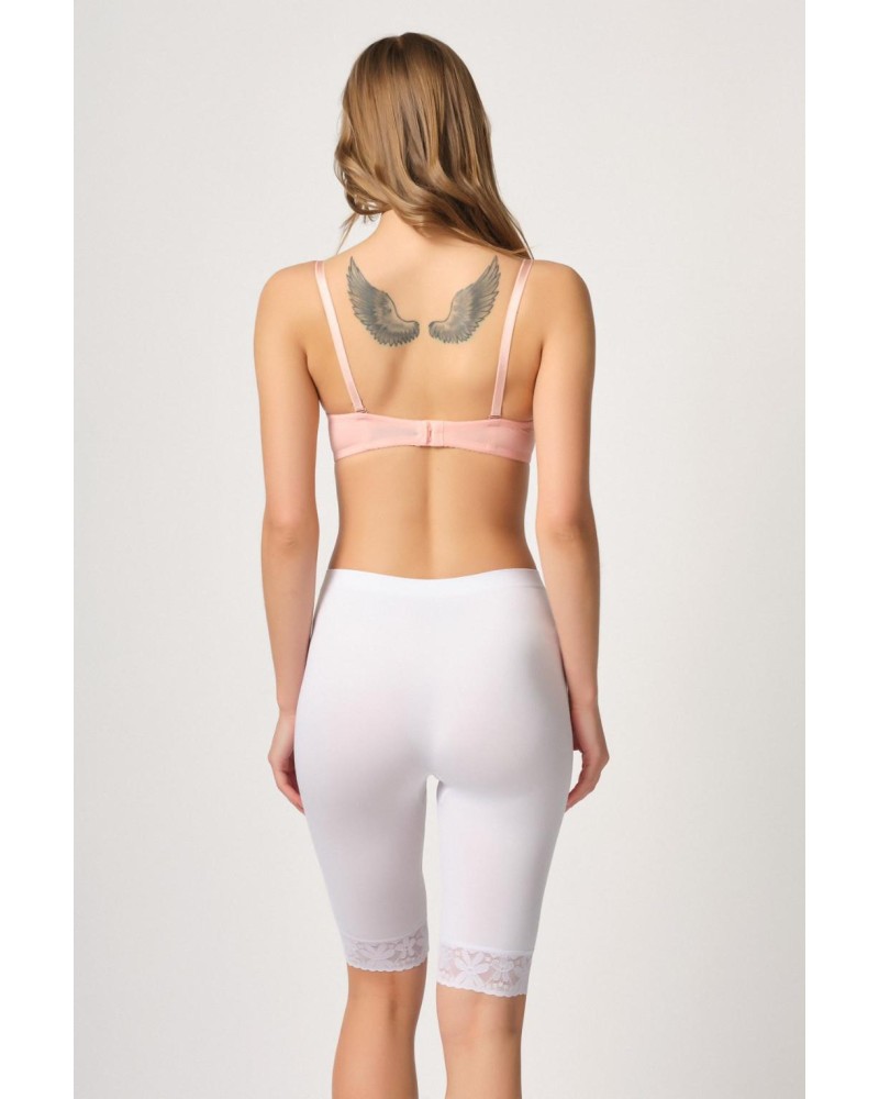 BEYAZ MI Emay 3004 Soft Uzun Paça Dantel Boxer BEYAZ MI Emay 3004 Soft Uzun Paça Dantel Boxer
