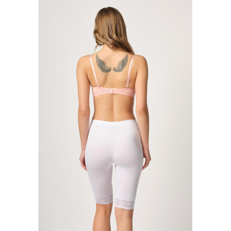 BEYAZ MI Emay 3004 Soft Uzun Paça Dantel Boxer BEYAZ MI Emay 3004 Soft Uzun Paça Dantel Boxer