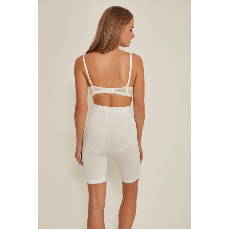 BEYAZ MI Emay 3005 Soft Uzun Paçalı Boxer Korse BEYAZ MI Emay 3005 Soft Uzun Paçalı Boxer Korse
