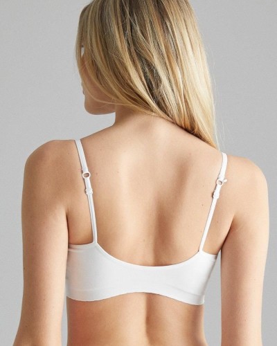 BEYAZ MI Emay 4020 Pedli İnce Askılı Büstiyer BEYAZ MI Emay 4020 Pedli İnce Askılı Büstiyer