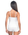 BEYAZ MI Emay 5037 İp Askılı Fantazi Atlet Korse