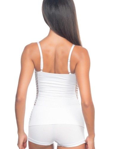 BEYAZ MI Emay 5037 İp Askılı Fantazi Atlet Korse BEYAZ MI Emay 5037 İp Askılı Fantazi Atlet Korse