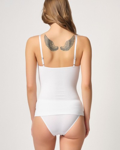 BEYAZ MI Emay 5038 İp Askılı Fantazi Atlet Korse BEYAZ MI Emay 5038 İp Askılı Fantazi Atlet Korse