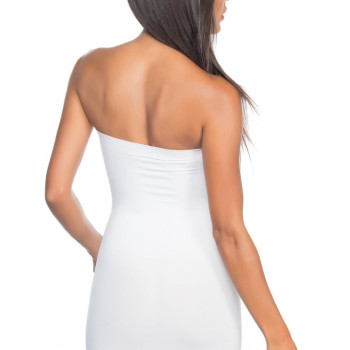 BEYAZ MI Emay 5065 Straplez Elbise Korse