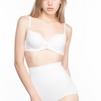 BEYAZ MI Emay 7024 Yüksek Bel Slip Korse