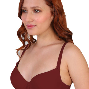 BORDO MI 189D Pedli Dantelli Balenli Sütyen