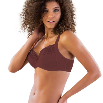 BORDO MI Emay 113 C Balenli Toparlayıcı Sütyen