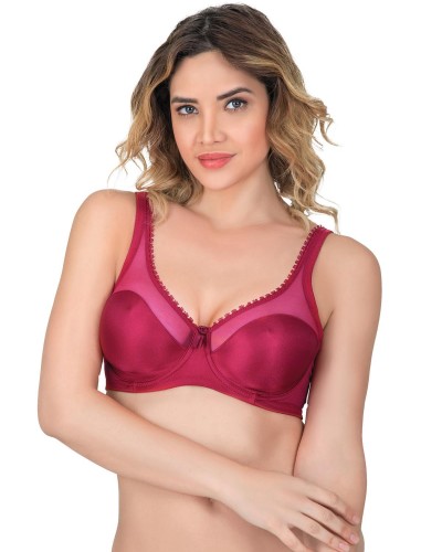 BORDO MI Emay 169 B Basic Balenli Toparlayıcı Sütyen