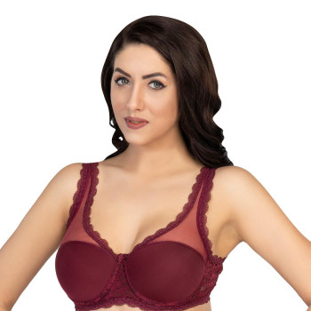 BORDO MI Emay 172 C PEDLİ DANTELLİ BALENLİ MİNİMAZER