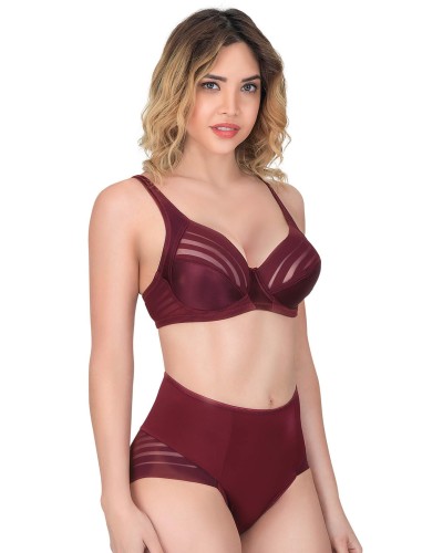 BORDO MI Emay 177 D Toparlayıcı Sütyen Takım BORDO MI Emay 177 D Toparlayıcı Sütyen Takım