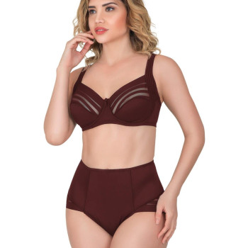 BORDO MI Emay 183 B Yan Destekli Toparlayıcı Balenli Sütyen