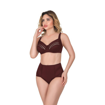BORDO MI Emay 183 C Yan Destekli Toparlayıcı Balenli Sütyen BORDO MI Emay 183 C Yan Destekli Toparlayıcı Balenli Sütyen