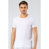 Cacharel - Bisiklet Yaka Erkek T-shirt 1305/Beyaz