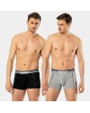 Cacharel Erkek 2'li Baskili Boxer 1323/Siyah-Gri Cacharel Erkek 2'li Baskili Boxer 1323/Siyah-Gri
