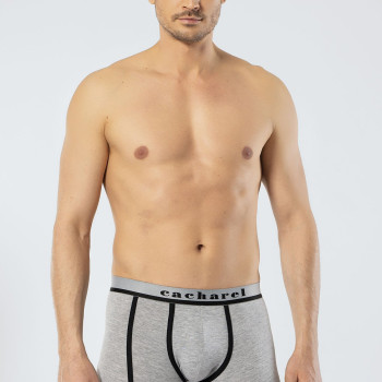 Cacharel Erkek 2'li Biyeli Boxer 1322/Siyah-Gri