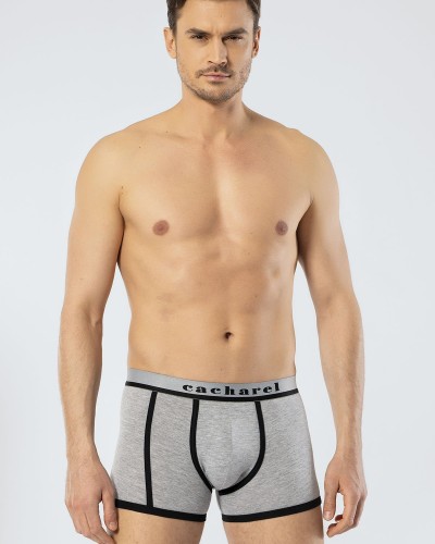 Cacharel Erkek 2'li Biyeli Boxer 1322/Siyah-Gri Cacharel Erkek 2'li Biyeli Boxer 1322/Siyah-Gri