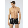 Cacharel Erkek 2'li Biyeli Boxer 1322/Siyah-Gri Cacharel Erkek 2'li Biyeli Boxer 1322/Siyah-Gri