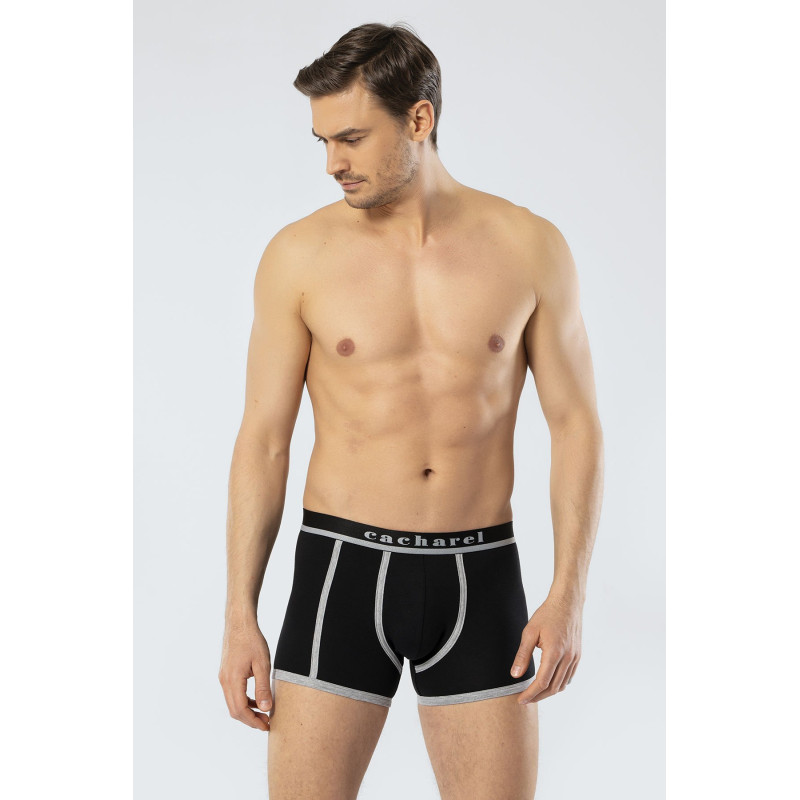 Cacharel Erkek 2'li Biyeli Boxer 1322/Siyah-Gri Cacharel Erkek 2'li Biyeli Boxer 1322/Siyah-Gri