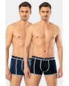 Cacharel Erkek 2'li Biyeli Boxer 1322/Lacivert-İndigo