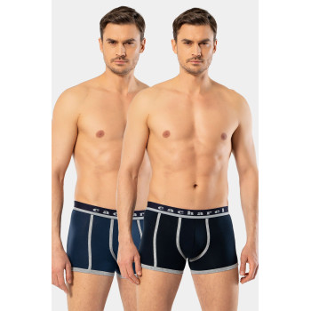 Cacharel Erkek 2'li Biyeli Boxer 1322/Lacivert-İndigo