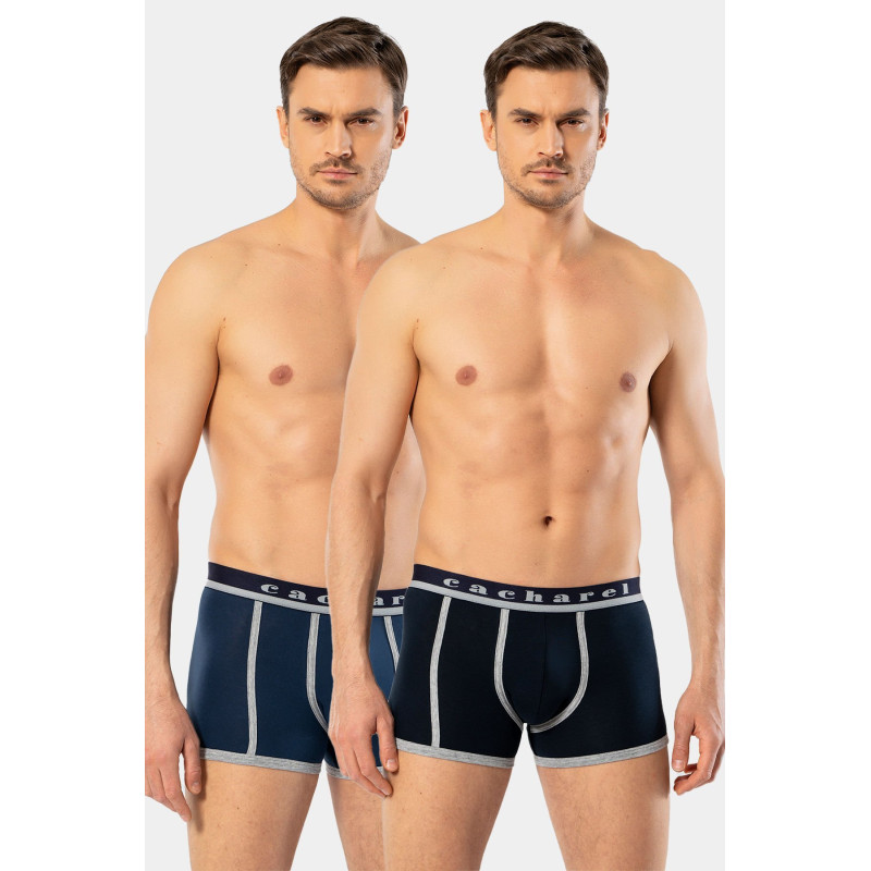 Cacharel Erkek 2'li Biyeli Boxer 1322/Lacivert-İndigo